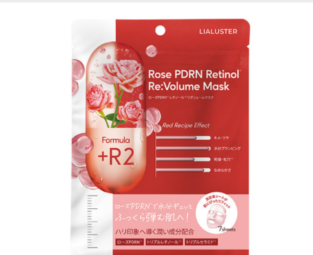 ≪LIPS投稿案件≫リアラスターローズ PDRN レチノール リボリュームマスク