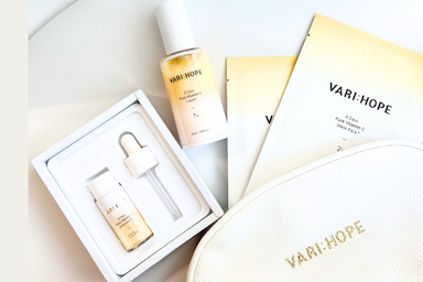 VARI:HOPE 8デイズピュアビタミンCシリーズ(美容液・クリーム・マスクパック)レビュー✨